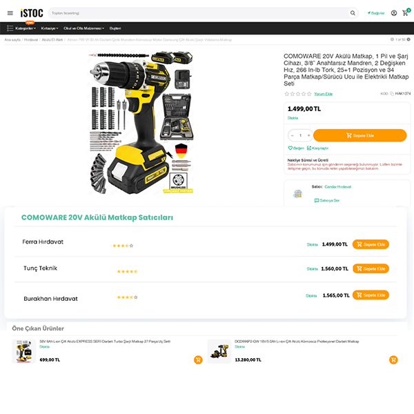 İstoc Buy Box Ürün İstoc Buy Box Ürün